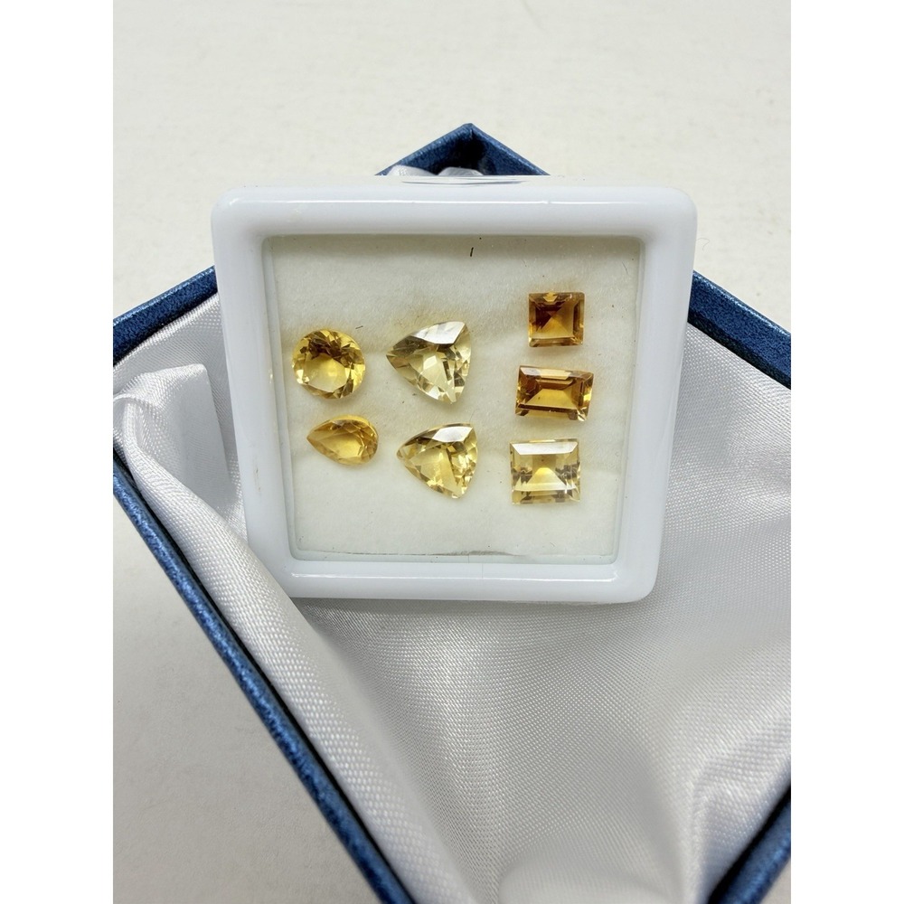 Shop LC Brazilian Citrine Set of 7 Loose Gemstones for Jewelry Making 5659